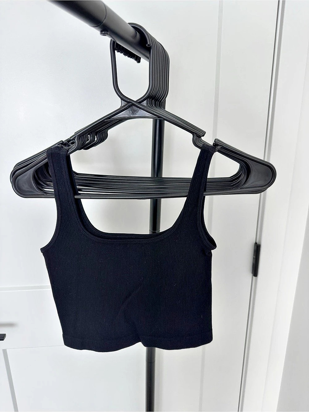 OQQ Women's 2 Piece Tank Tops Ribbed Seamless Workout Exercise Basic Camis